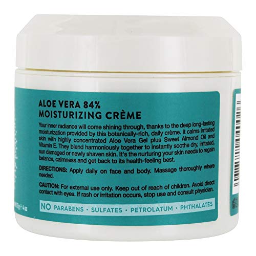 Jason calmante aloe vera 84% Creme hidratante 4 oz