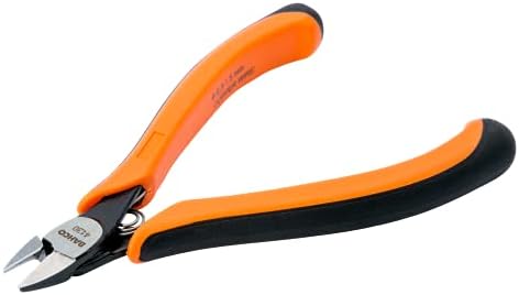 Bahco 4131 Supreme Series Flush Cutter diagonal, preto/laranja, 120 mm