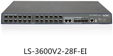 H3C LS-S3600V2-28F-EI Ethernet Switch 24 100m Camada da porta óptica 3 Chave de gerenciamento de rede inteligente central
