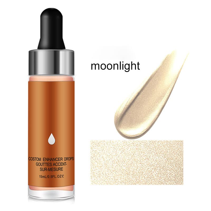 Corpo iluminando líquido destacando líquido líquido Face Brilhando o corpo de maquiagem Líquido Líquido 15 ml Hard