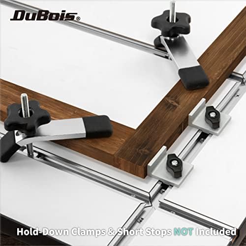 DuBois 51016 K Kit de interseção para trabalhar madeira, perfil de corte duplo de alumínio e orifícios de montagem pré