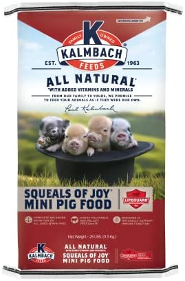 Alimentos de Kalmbach gritos de alegria mini porco com comida, 25 lb