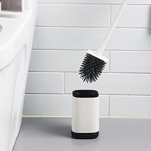 Escova de vaso sanitário vaso sanitário, pincel de vaso sanitário sem morto de banheiro doméstico pincel silicone silicone prateleira
