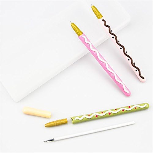 Schools Supply 5x Biscuit Biscuit Stick Kawaii Cookie Gel Pen Supplies Stationery Writing Student Gift Kids recompensando
