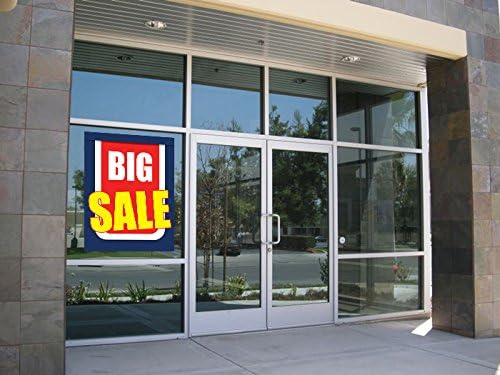 Big Sale Business Retail Display Sign, 18 x24, colorido, 5 pacote