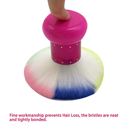 Escova de poeira de unha -arte, cabelo macio cogumelo de unhas de limpeza de limpeza removedor de energia para gel UV UV acrílico