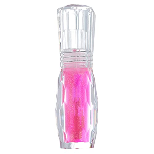 Zitiany Crystal Jelly Plumping Lip Gloss impermeável Hidratante Shimmer Lipstick leve 2.8ml
