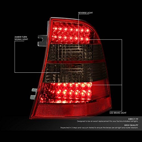 Motor de DNA TL-LED-W163-RD-SM LIMPELAÇÃO LED LIMPLAÇÃO DOTRADOR E LADO DO PASSAGEIRO [Compatível com 98-03 ML320 / 03-05 ML350