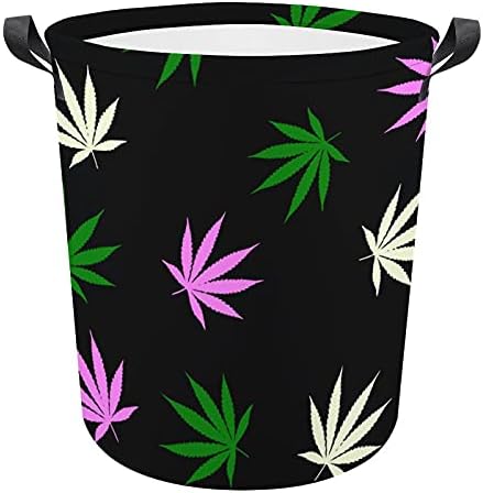 Maconha de maconha maconha cesta de pano oxford com alças cestas de armazenamento para organizador de brinquedos cesto de