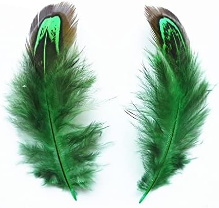 4-8cm 2-3 polegadas Formadas de faisão de ringneck naturais para artesanato roupas pretas para jóias fazendo plumas de plumas-100 pcs