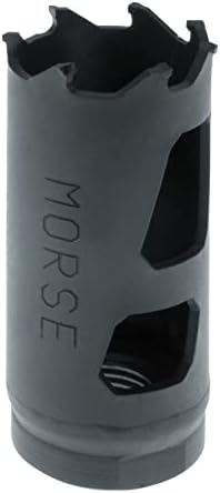 Morse Kraken MHSTK12, serra de buraco, gorjeta de carboneto, diâmetro de 3/4 , 1 lâmina