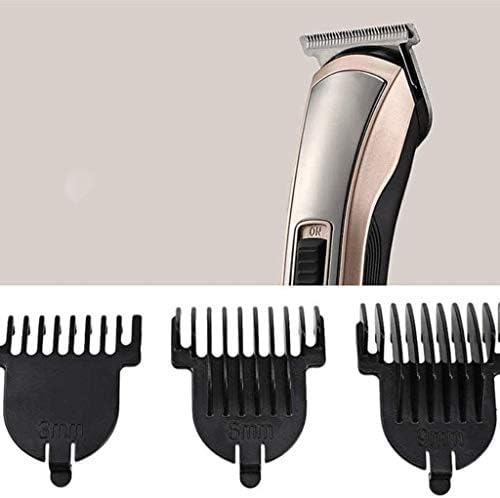 Clipper de cabelos elétricos WHJYO para homens, aparador de barba de precisão, pente de 3 guia para adultos e crianças
