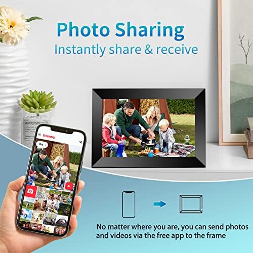 Quadro de imagem digital 10,1 polegadas Smart Wifi Frameto Álbum, Amawin Digital Photo Frame, Compartilhe momentos de qualquer lugar