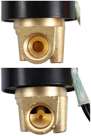 Válvula de esfera quente e fria parada dc12v dc24v AC220V 1/4 '' rosca interna de bronze válvula solenóide ingestão de água controle solenóide componentes pneumáticos