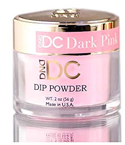 DND DC Pink e White Clear Base Natural Dip Powder para unhas, Daisy Dipping feito nos EUA