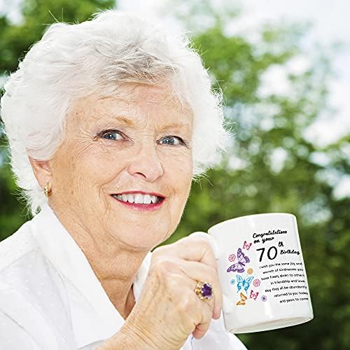 Presentes de aniversário de 70 anos para mulheres - 1953 Presentes de aniversário para mulheres, caneca de café para presentes