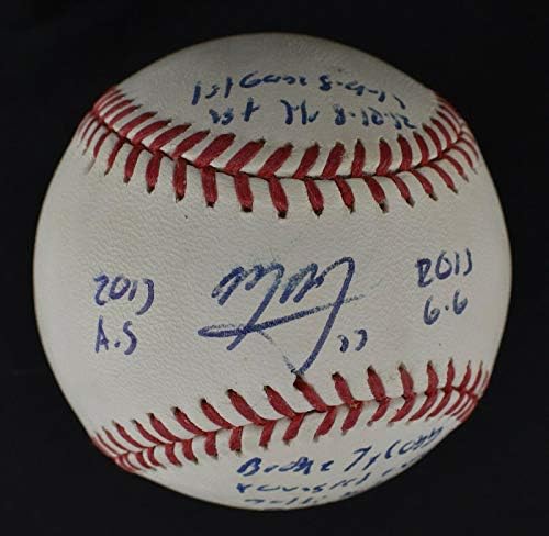Lindo Manny Machado assinou fortemente inscrito no Baseball MLB Authentic - Baseballs autografados