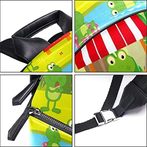 Tbouobt Leation Travel Mackpack Laptop Laptop Casual Mochila Para Mulheres Homens, Floresta de Fropos para Animais de Cartoon Animal