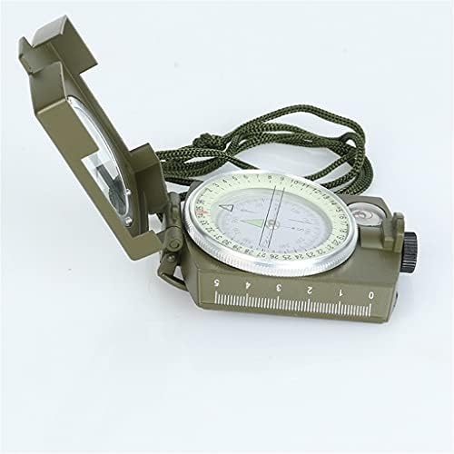 CXDTBH Exército militar de metal de metal clinomômetro de bússola acampamento Camping Outdoor Tools Multifunction Compass