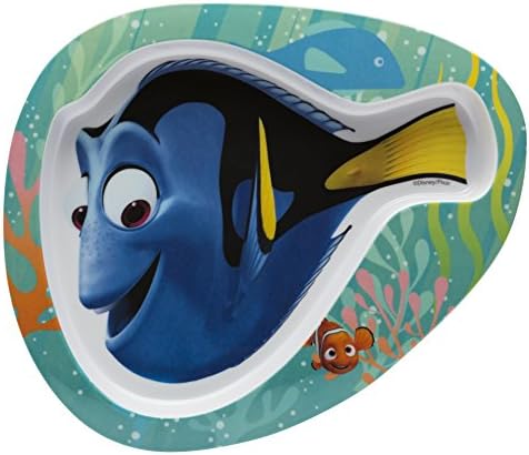 Zak designs encontrando placa de plástico de 8 polegadas para crianças, Nemo