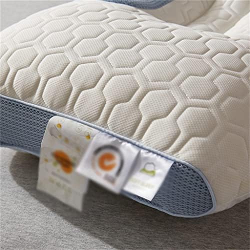 Travesseiro de látex de fibra de fibra Zlbyb Núcleo de travesseiro confortável Algodão Algodão Adulto Almofado Pillow cervical da coluna cervical