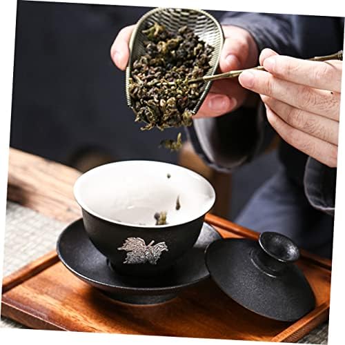 Bestonzon Chinese Tea Conjunto 2 PCs Ware Tea Teapot Kungfu Practical Leaf Ceramic Creative Caneca Creative TeaWare