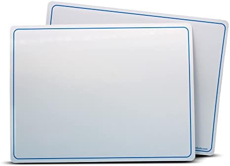Produtos Flipside - Magnetic Dry Erase Learning Mat, Plain de dois lados, 9 x 12, pacote de 48