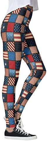 Calça de ioga petite mulheres calças patrióticas leggings pilates mulheres cor personalizadas correndo americanos para