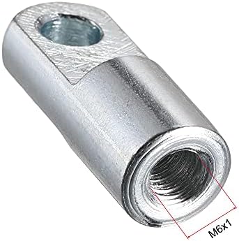 UXCELL Air Cylinder Haste Clevis End M6X1 Frea feminina de 30 mm de comprimento I Tipo Connector