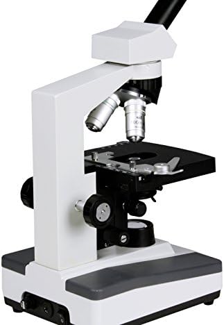 Vision Scientific VME0009-RC Microscópio, 40x-1000x, iluminação LED com controle de intensidade, condensador abbe, estágio