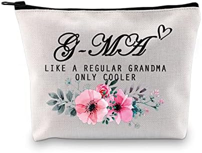 G-ma avó Bag de maquiagem de viagens G-Ma Accessories Bag G-Ma como uma avó comum, apenas um presente do dia das mães para