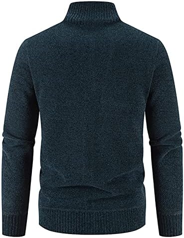 Pullover de velo masculino, com capuz masculino, lenço de luta de tricô xadrez suéter de casaco quente tampos de cores sólidas