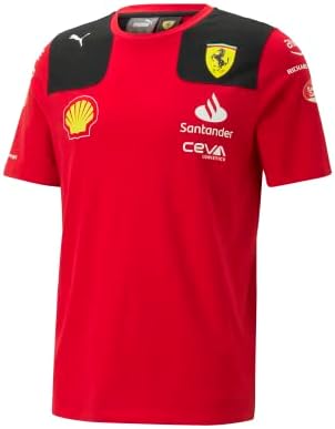 Scuderia Ferrari - 2023 Carlos Sainz Team T -Shirt - Men - Red