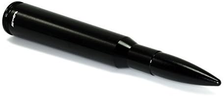 VMS Racing 50 Callibre Black Bullet Antena em bitola pesada CNC Billet Aluminium de alumínio curto compatível com