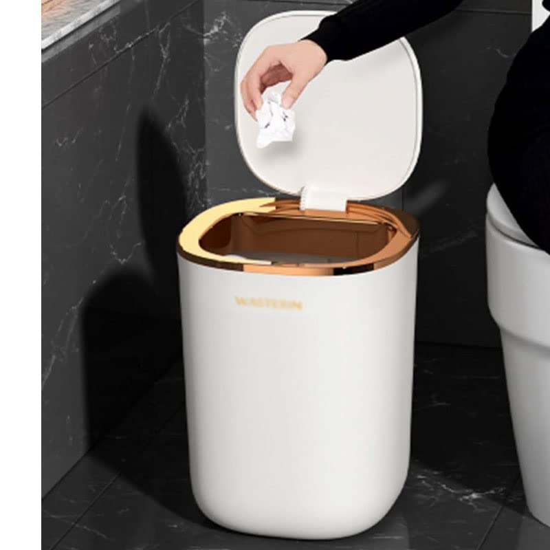 Dhtdvd lixo inteligente pode lixo de indução automática pode lixo de banheiro da cozinha doméstico pode ser impermeável