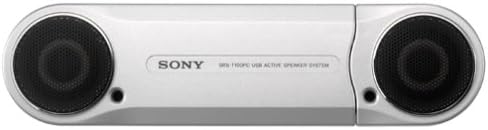 Sony SRS-T100PC Alto-falantes de viagem com energia e sinal fornecidos pela USB