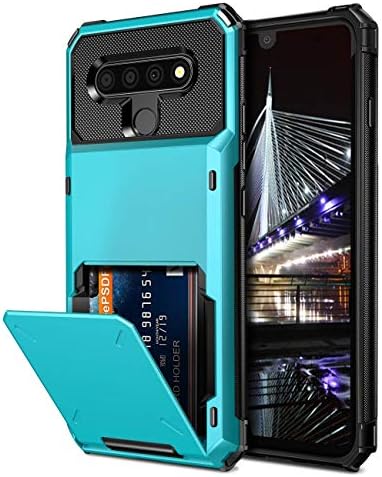 Caice Vofolen para LG Stylo 6 Case Carteira [bolso de 4 cartas] Id de cartão de crédito Id Slot Anti-arranhão Dual camada