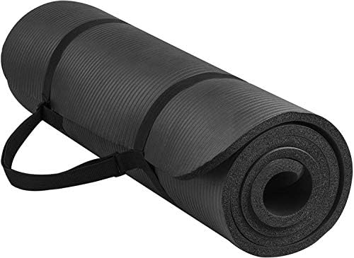Yiyue wangsengoyoga universal 1,27 cm ultra-espessura de alta densidade resistente ao tapete de ioga esportiva com cinta