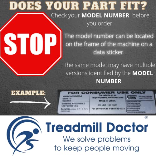 TitMill Doctor Proform Crosswalk Advantage 525x Treadmill Running Belt Model# PFTL59520