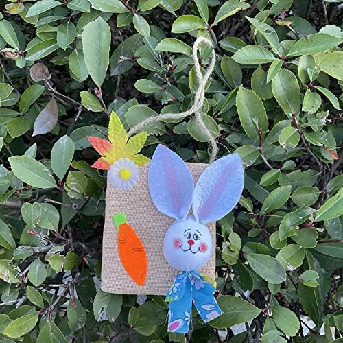 Bolsa de Páscoa Graywhsky Bag fofo Bolsa de coelho Bola de cesto de ovo de Páscoa Decorações Infantis Decorações de Saco Pequeno Rabbit