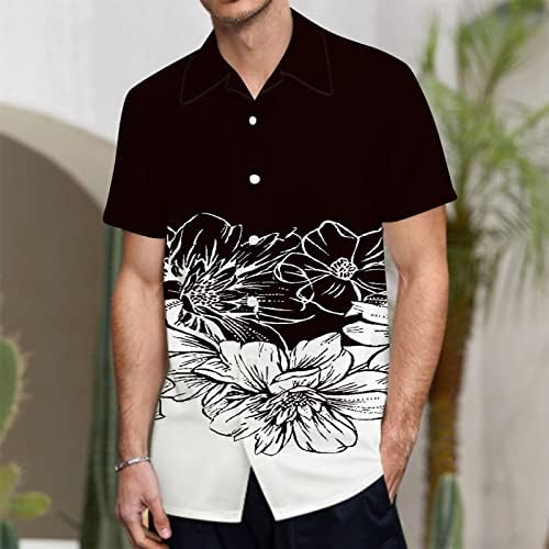 XXBR MENS MODA DE VERMELHO CASUAL DE PRAIA DIGITAL 3D Impressão curta Camisa de manga curta Camiseta Teess apertado Homens