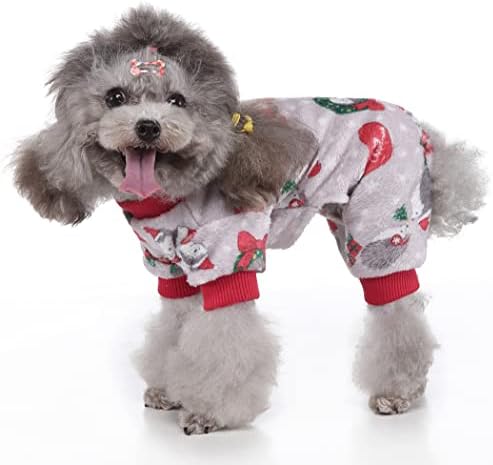 Pijama de cão de Natal Xiaoyu