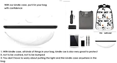 Para Kindle 558 Entrada/Kindle Ultra Slim Smart Magnetic Leather Silicone Cover capa Shell Smart Case/Alfabet Graffiti