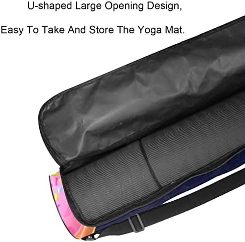 Exercício ioga tapete de transporte transportador de bolsa com alça de ombro Planet Planeta Universo Yoga Mat Bag