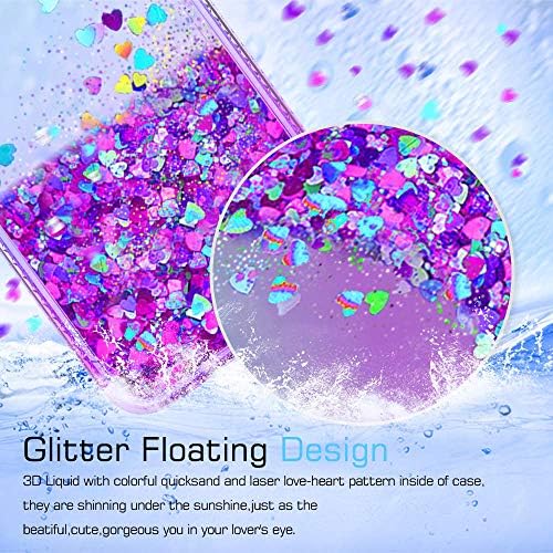Wegoodsun compatível com LG K92 5G Case, Glitter Liquid Liquid Bling Sparkle Sparkle Sparkle Shiny Diamond Girls Protetive