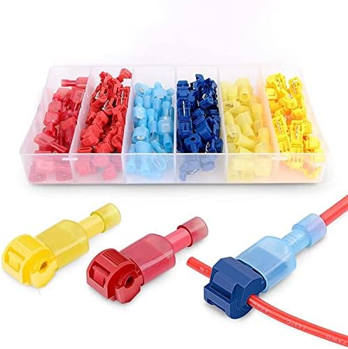 Studyset 120pcs do tipo t Terminal Block conectores de fio Kit sem peel