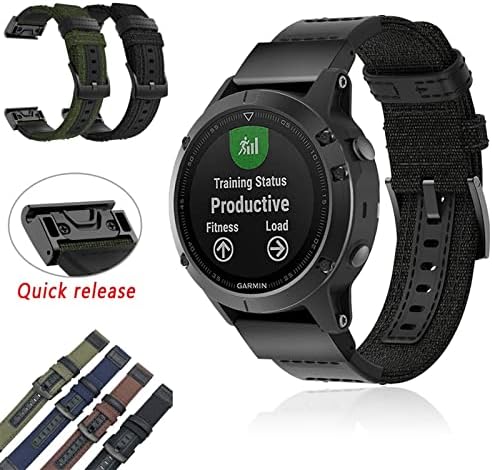 Schik 22 26mm de tela de tela rápida cinta para Garmin Fenix ​​6 6x Pro 5x 5 mais 3HR 935 S60 MK2 Pulseira de pulseira