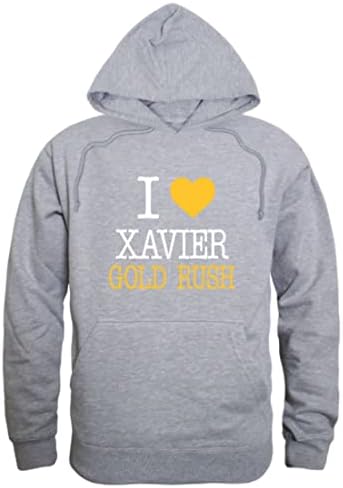 W Republic I Love Xavier University of Louisiana Fleece Hoodie Sweweweadtshirts
