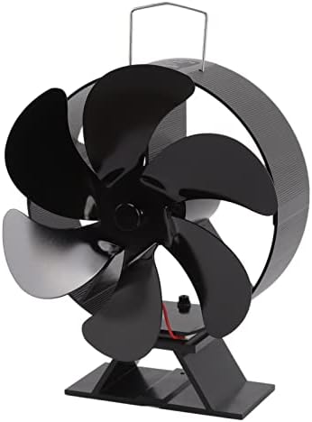 6 Blades Fan de lareira Módulo termoelétrico Módulo de madeira Faça ventilador termodinâmico de madeira queimação de ar ventilador
