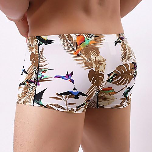 Grandes e altos roupas íntimas para homens imprimem homens de retalhos de roupas íntimas cuecas cuecas boxer bulge